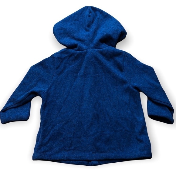🎉3 For 15$🎉 Soft Blue Button Down Baby Hoodie Size 3-6 Months - Picture 2 of 4